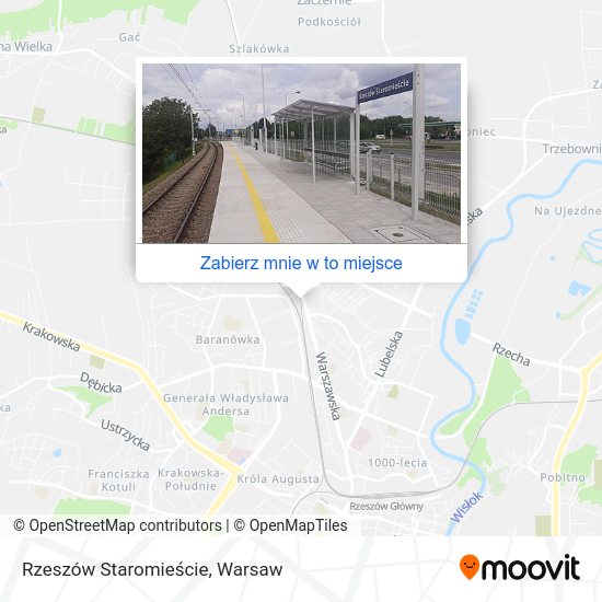 Mapa Rzeszów Staromieście