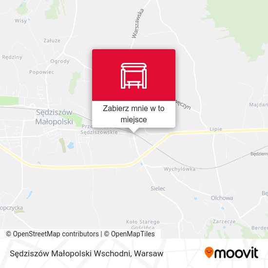 Mapa Sędziszów Małopolski Wschodni