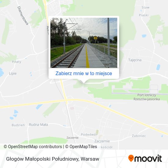 Mapa Głogów Małopolski Południowy