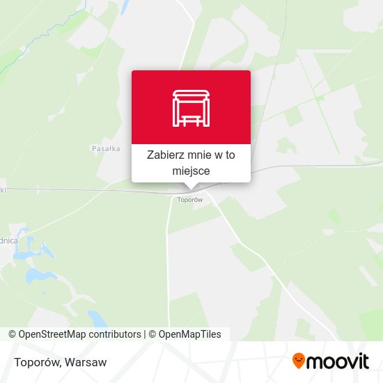 Mapa Toporów