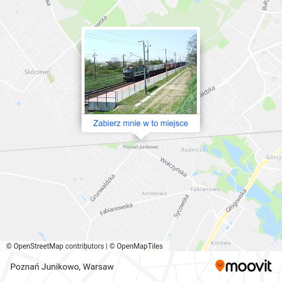 Mapa Poznań Junikowo