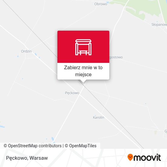 Mapa Pęckowo