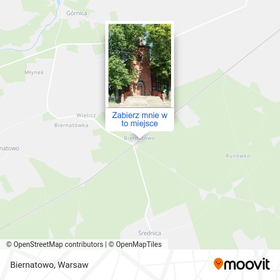 Mapa Biernatowo