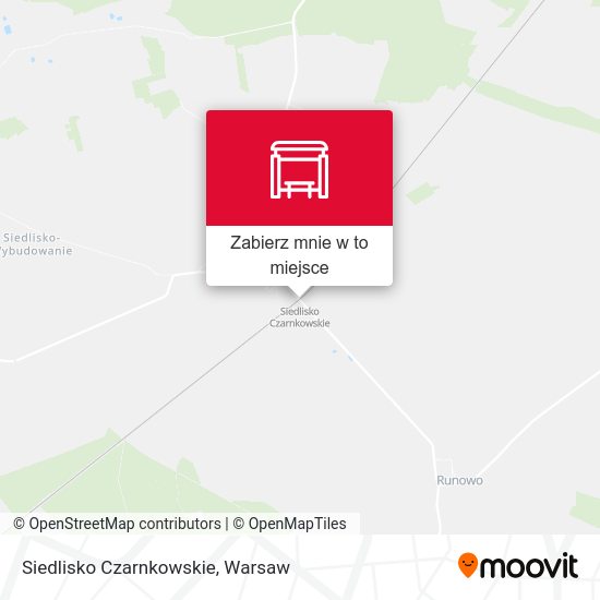 Mapa Siedlisko Czarnkowskie