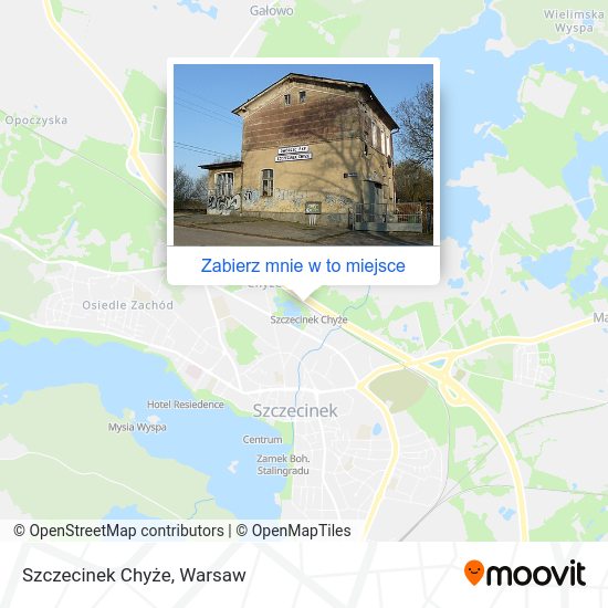 Mapa Szczecinek Chyże