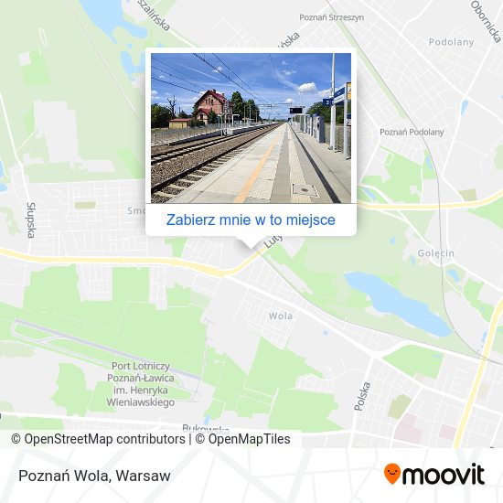 Mapa Poznań Wola