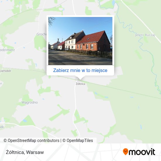 Mapa Żółtnica