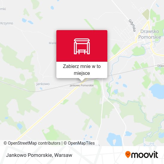 Mapa Jankowo Pomorskie