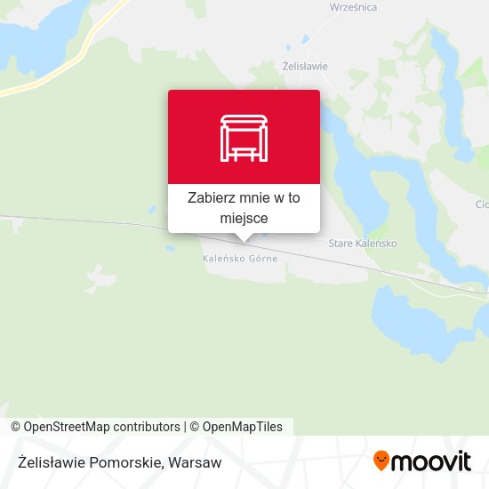 Mapa Żelisławie Pomorskie