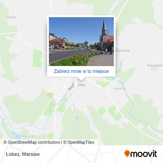 Mapa Łobez