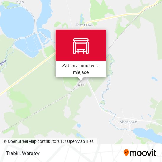 Mapa Trąbki