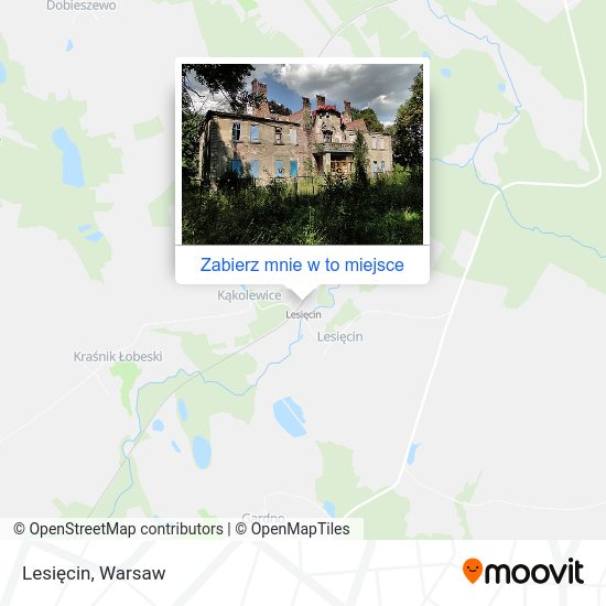 Mapa Lesięcin