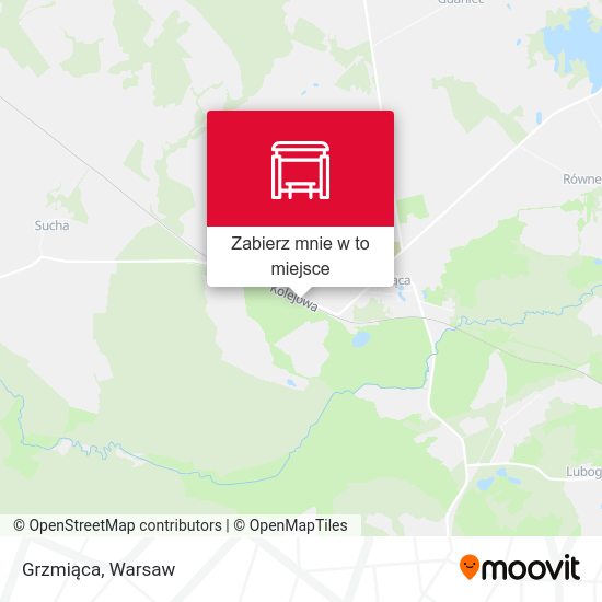 Mapa Grzmiąca