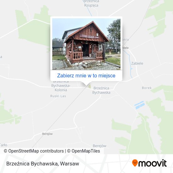 Mapa Brzeźnica Bychawska