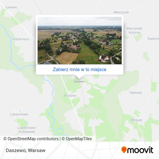 Mapa Daszewo