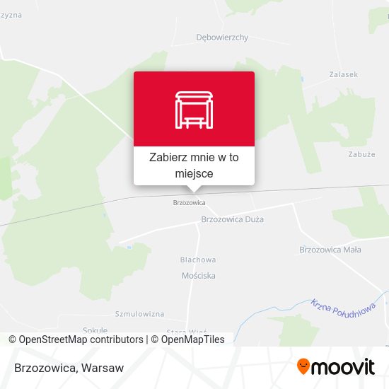 Mapa Brzozowica