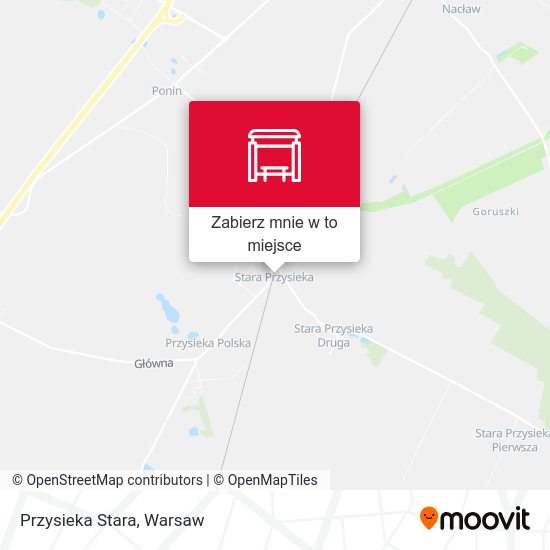 Mapa Przysieka Stara