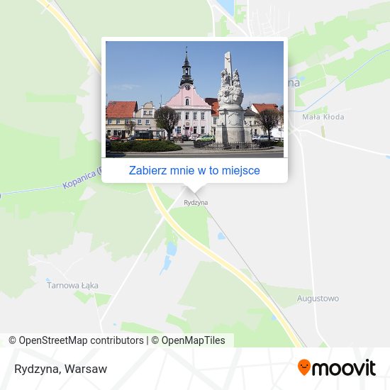 Mapa Rydzyna