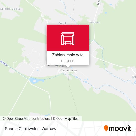 Mapa Sośnie Ostrowskie