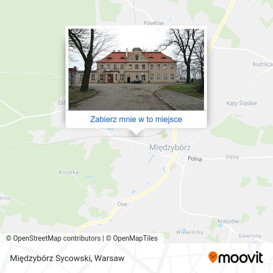 Mapa Międzybórz Sycowski