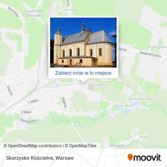 Mapa Skarżysko Kościelne