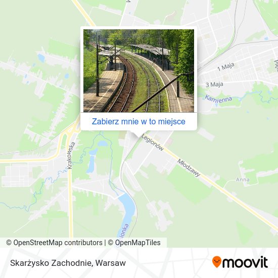 Mapa Skarżysko Zachodnie