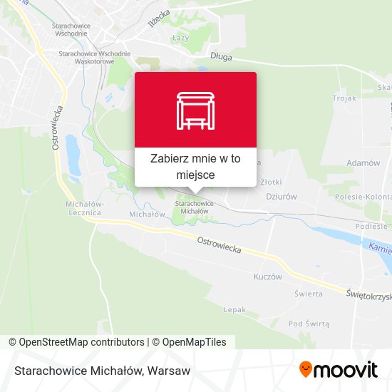 Mapa Starachowice Michałów