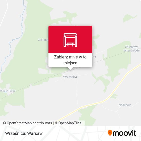 Mapa Wrześnica