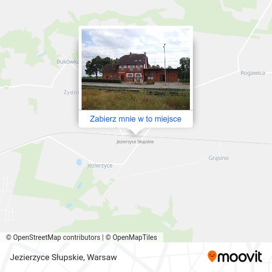 Mapa Jezierzyce Słupskie