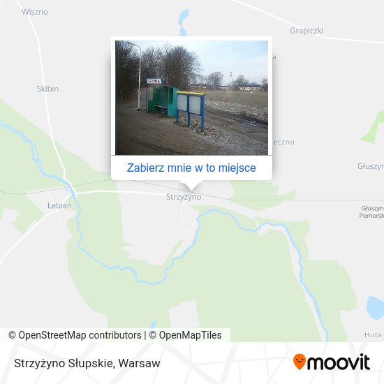 Mapa Strzyżyno Słupskie