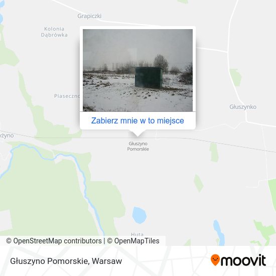 Mapa Głuszyno Pomorskie