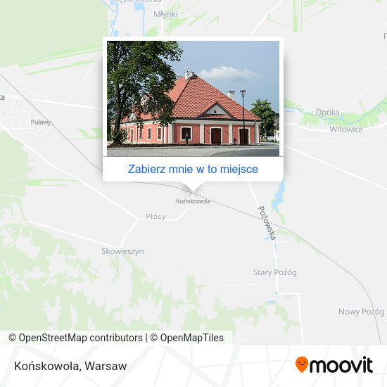 Mapa Końskowola