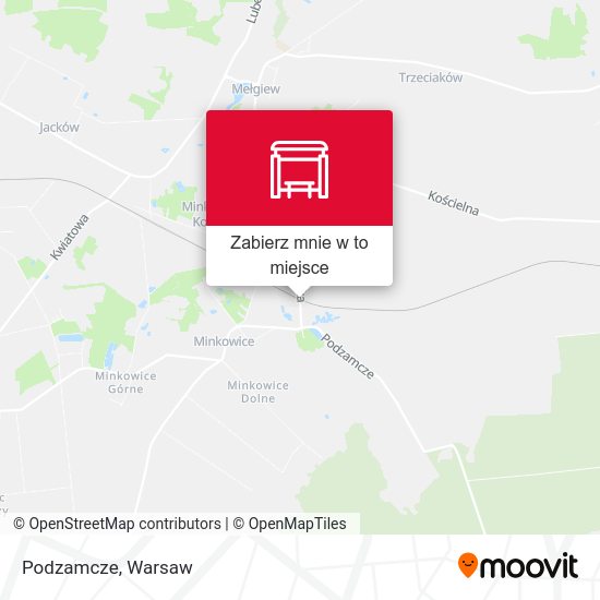 Mapa Podzamcze