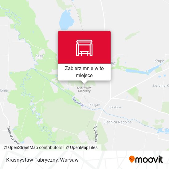 Mapa Krasnystaw Fabryczny