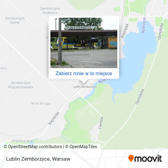 Mapa Lublin Zemborzyce