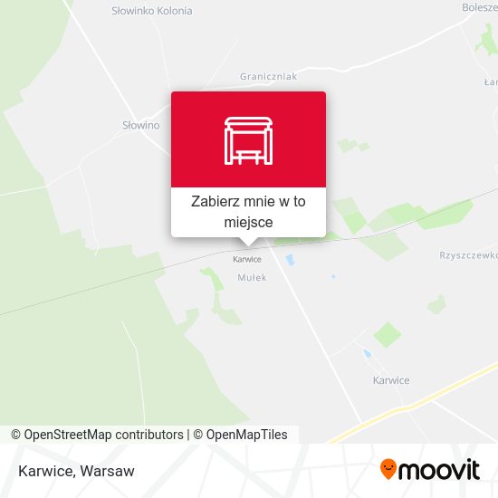 Mapa Karwice