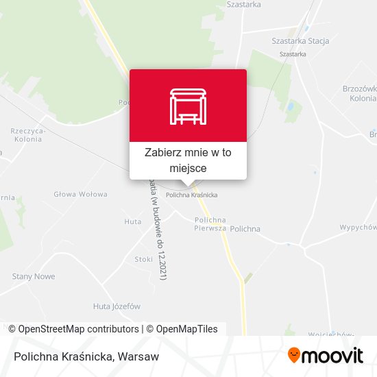 Mapa Polichna Kraśnicka