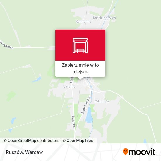 Mapa Ruszów