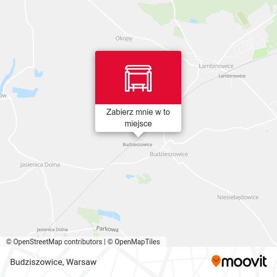 Mapa Budziszowice