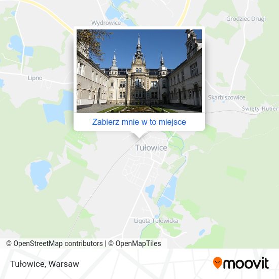 Mapa Tułowice