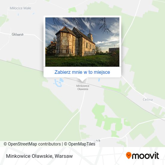 Mapa Minkowice Oławskie