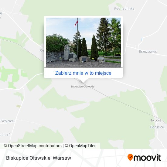 Mapa Biskupice Oławskie