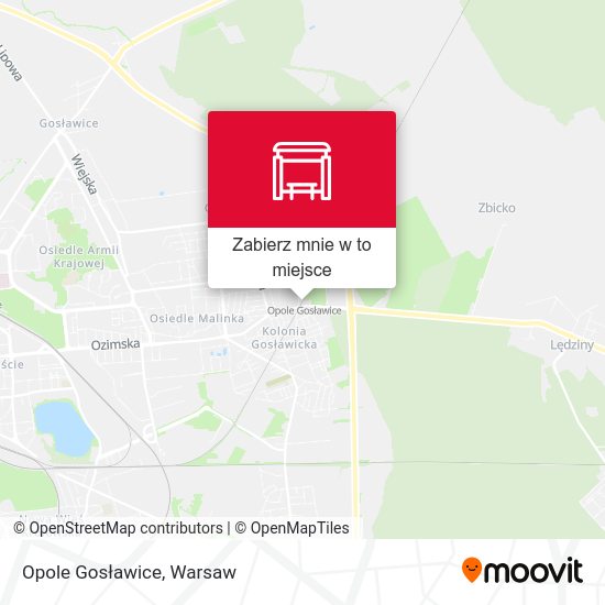 Mapa Opole Gosławice