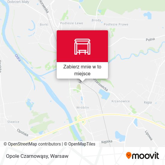 Mapa Opole Czarnowąsy