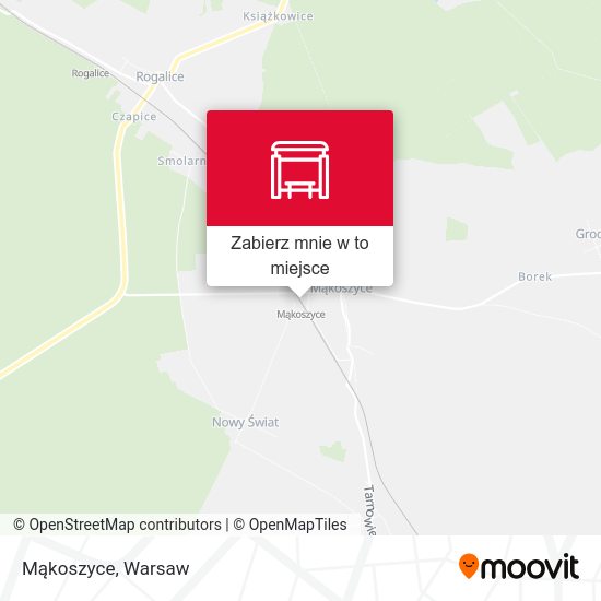 Mapa Mąkoszyce