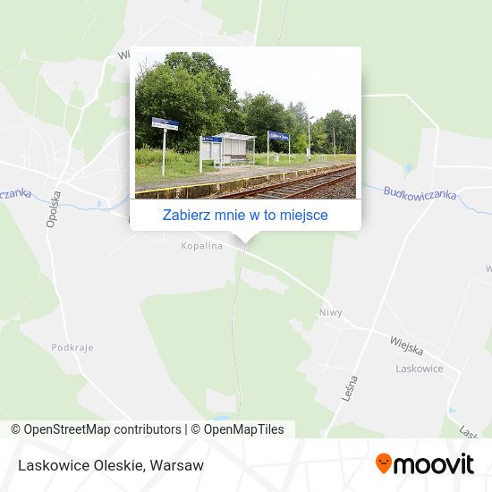 Mapa Laskowice Oleskie