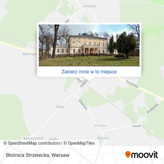 Mapa Błotnica Strzelecka