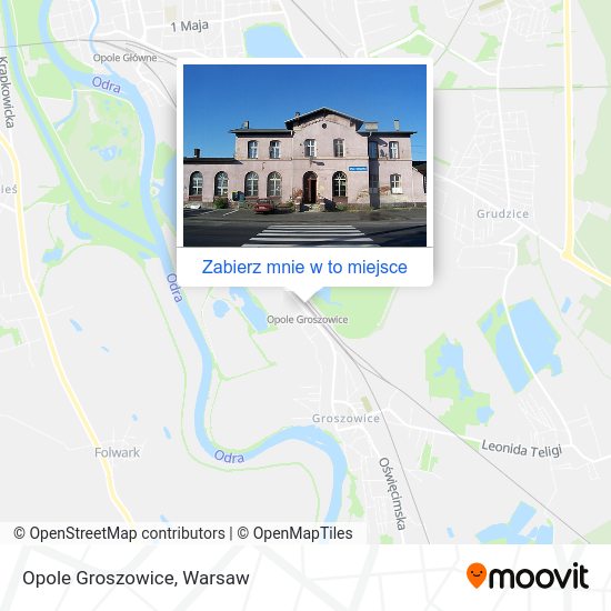 Mapa Opole Groszowice