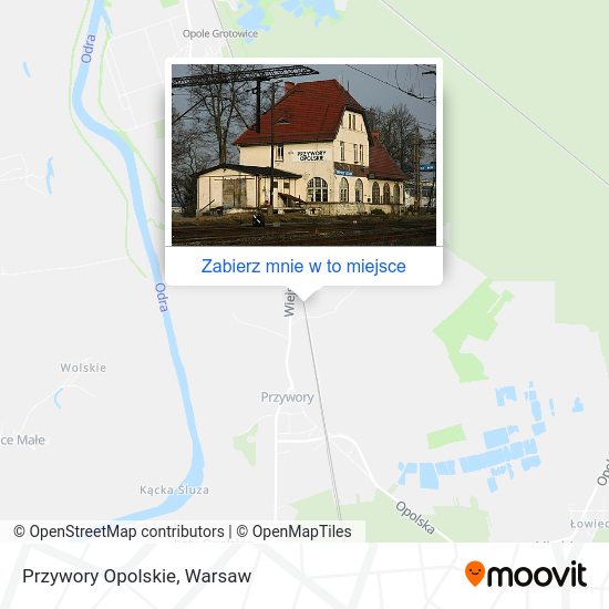 Mapa Przywory Opolskie