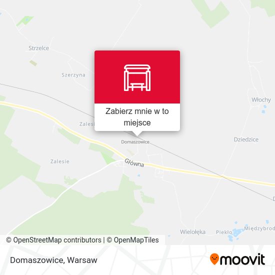 Mapa Domaszowice